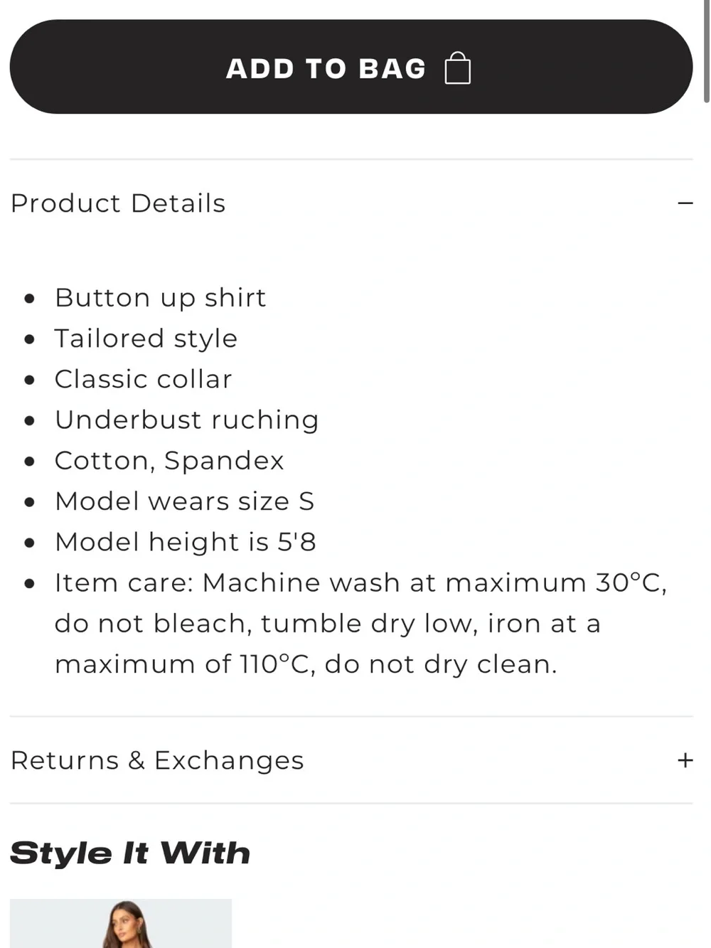 Edikted massie tailored button up shirt